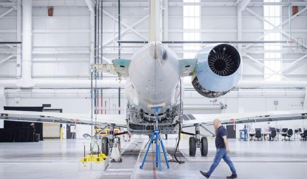 Bombardier's New Luxury Jet Assembly Facility at Pearson Airport